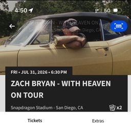 Zach Bryan - San Diego 7/31 GA Pit (2)