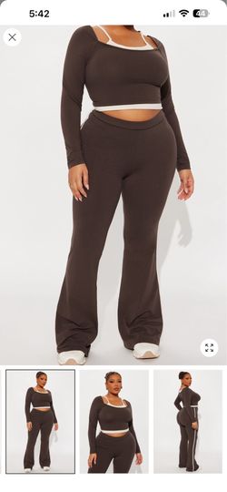 Brown Double Lined Set