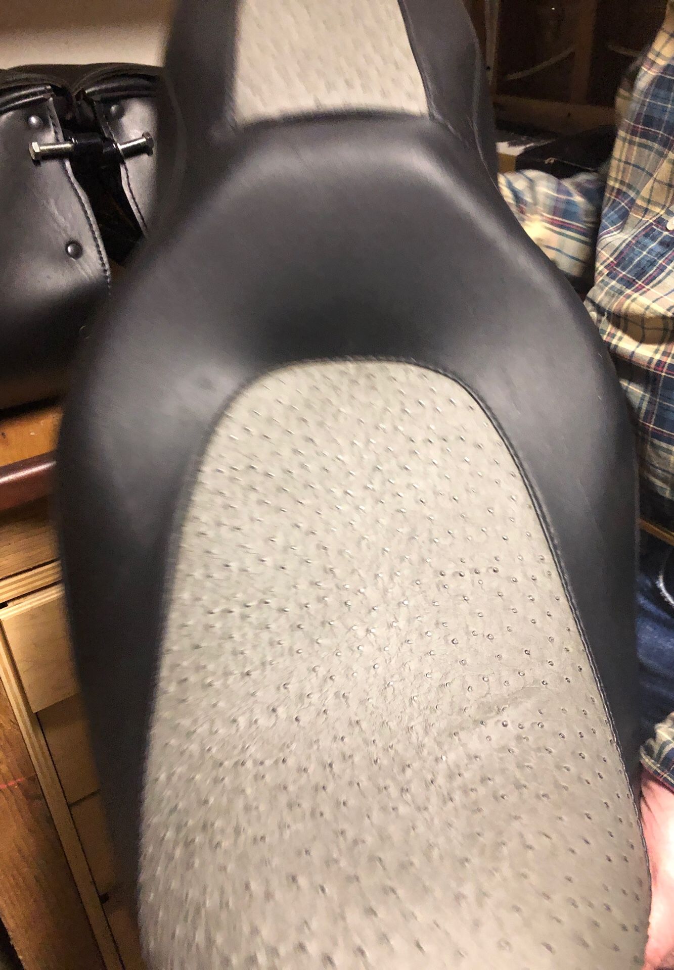 Harley Davidson motorcycle seat