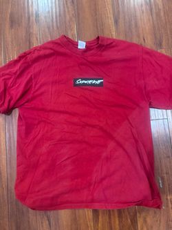 Supreme red box logo tee