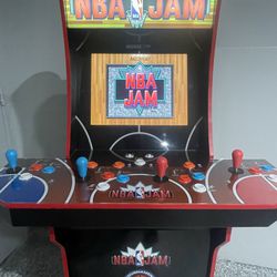 NBA Jam Arcade With Riser