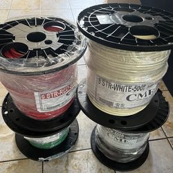 500Ft. 6 AWG THHN stranded wire spools
