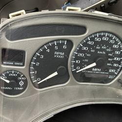  Denali cluster Silverado Sierra  speedometer transmission  Temperature gauge 99-02 