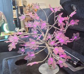 Pink Leaf Light
