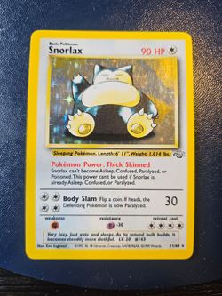 Snorlax Jungle Holo Unlimited