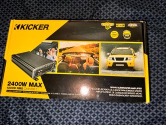 Kicker Amp - 2400W Sub Amplifier