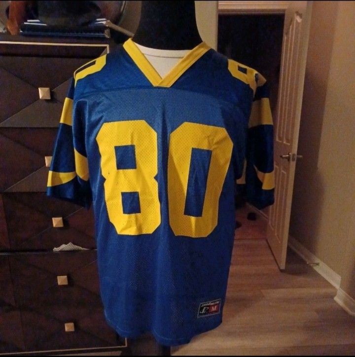 Los Angeles Rams Issac Bruce Jersey, Logo Athletic, Size M