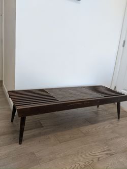 Mid Century Modern Expandable Bench