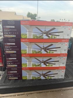 Kensgrove II 72 in. Smart Indoor/Outdoor Brushed Nickel Ceiling Fan with Remote Included Powered by Hubspace $210  EACH BRAND NEW FIRM PRICE (9 AVAILA
