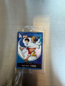 Dodgers one piece night card