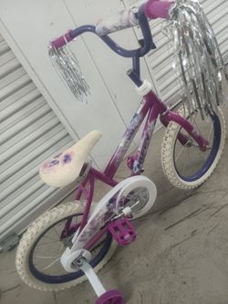 Huffy Girls Kids Bike Purple Pink