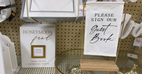 Wedding signs