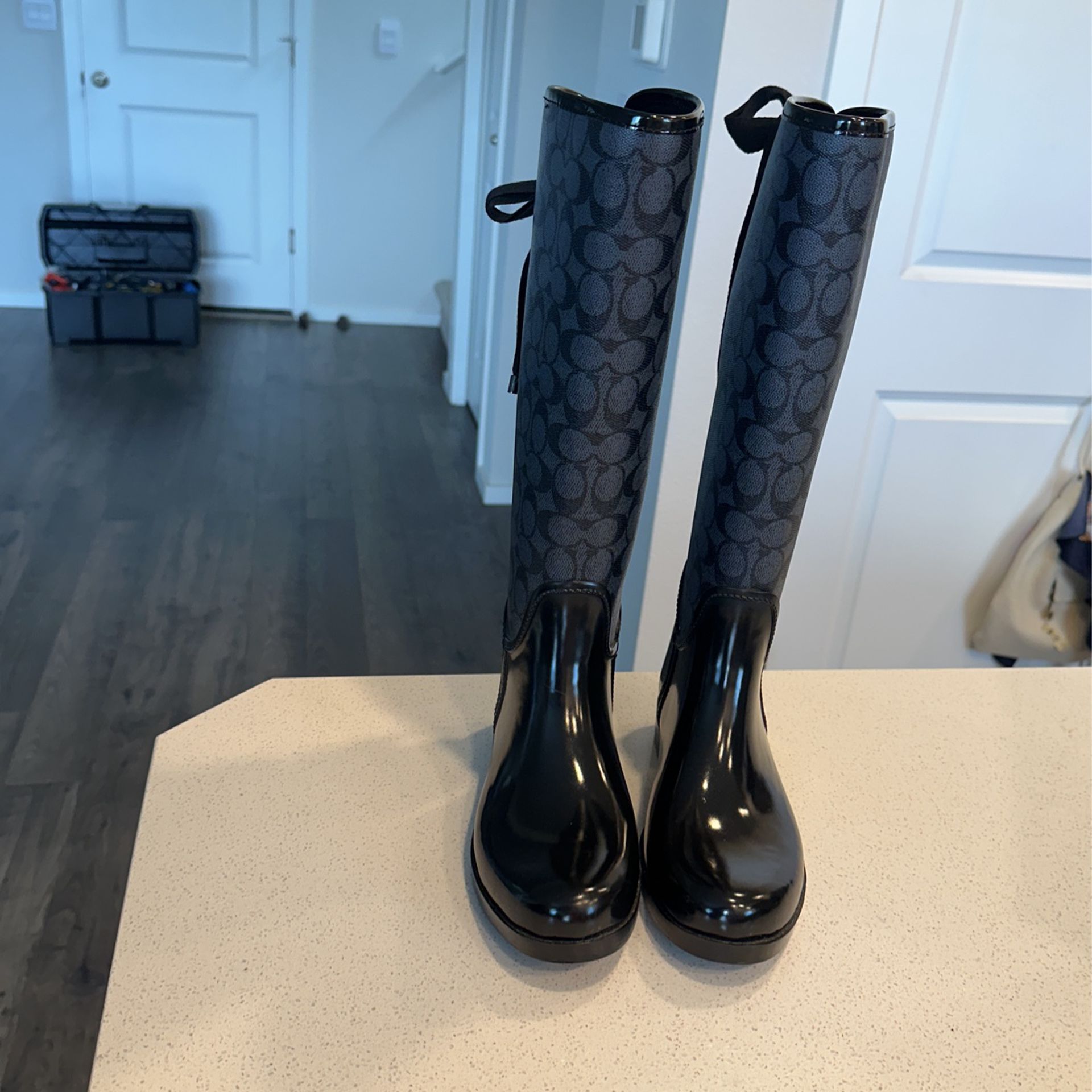 Coach Women’s Rain Boots  Size 8