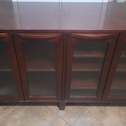 Wooden Buffet Cabinet with Shelves -FREE