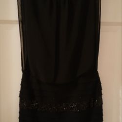aidanMattox Black Cocktail Dress Size 0
