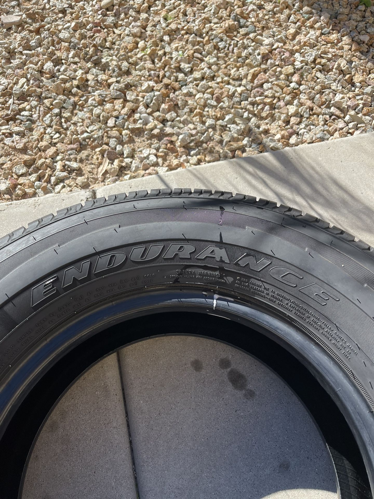 225 75 R15 Goodyear Endurance Trailer Tire (1721) 100.00 for Sale in