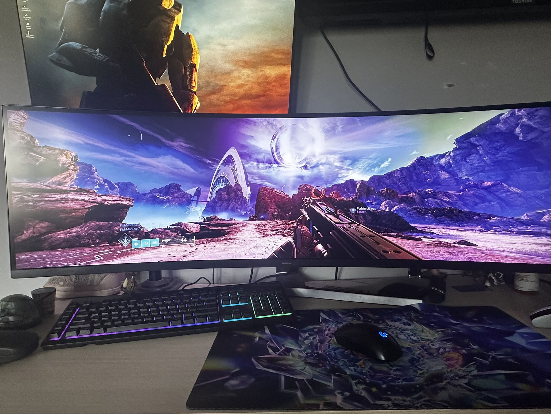 Samsung Odyssey CRG9 49’ 1440p 120hz Ultra Wide Screen
