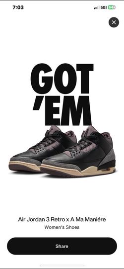 Jordan 3 A Ma Maniere 