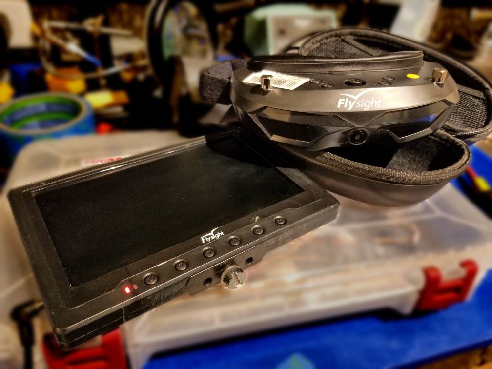 Flysight fpv goggles and monitor for drone - make offer!