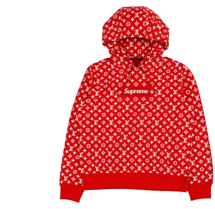 Real Louis Vuitton X Supreme Hoodie