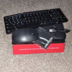 Foldable Keyboard and Mouse for Laptop-New in the box