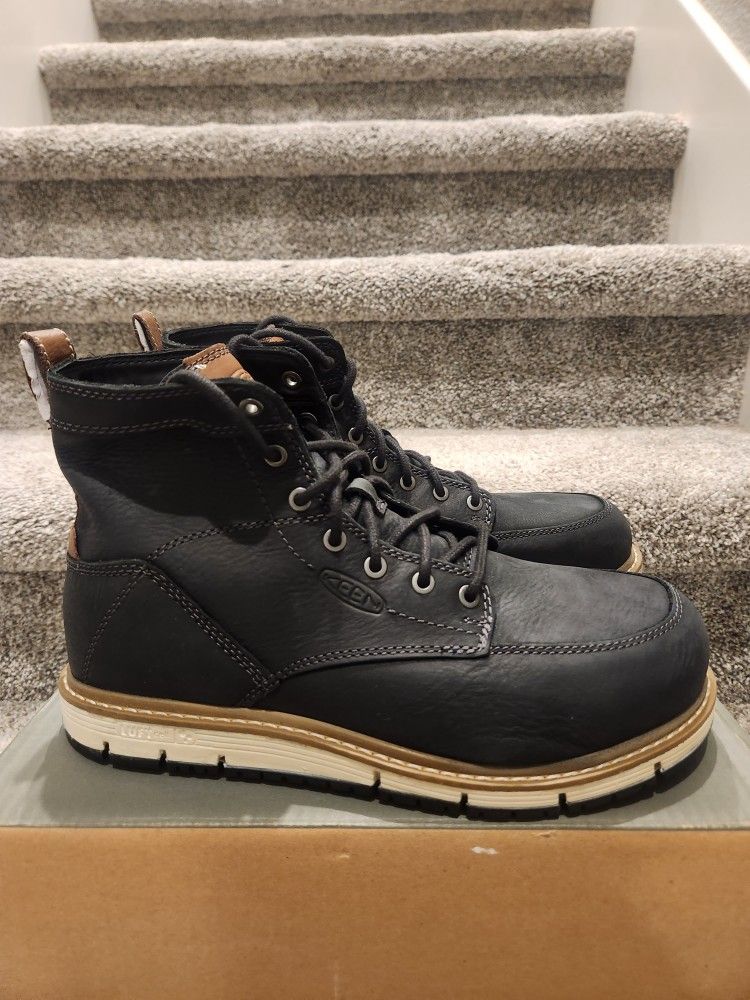 Keen San Jose 6" Steel Toe Boots Size 9
