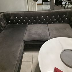 Sectional Sofa + 2 Coffee Tables