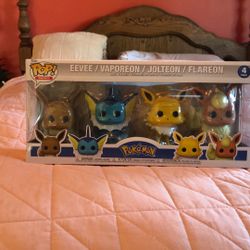 Eevee/Vaporeon/Jolteon/Flareon Unopened Funko Pops