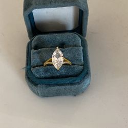 Marquise Engagement Ring 