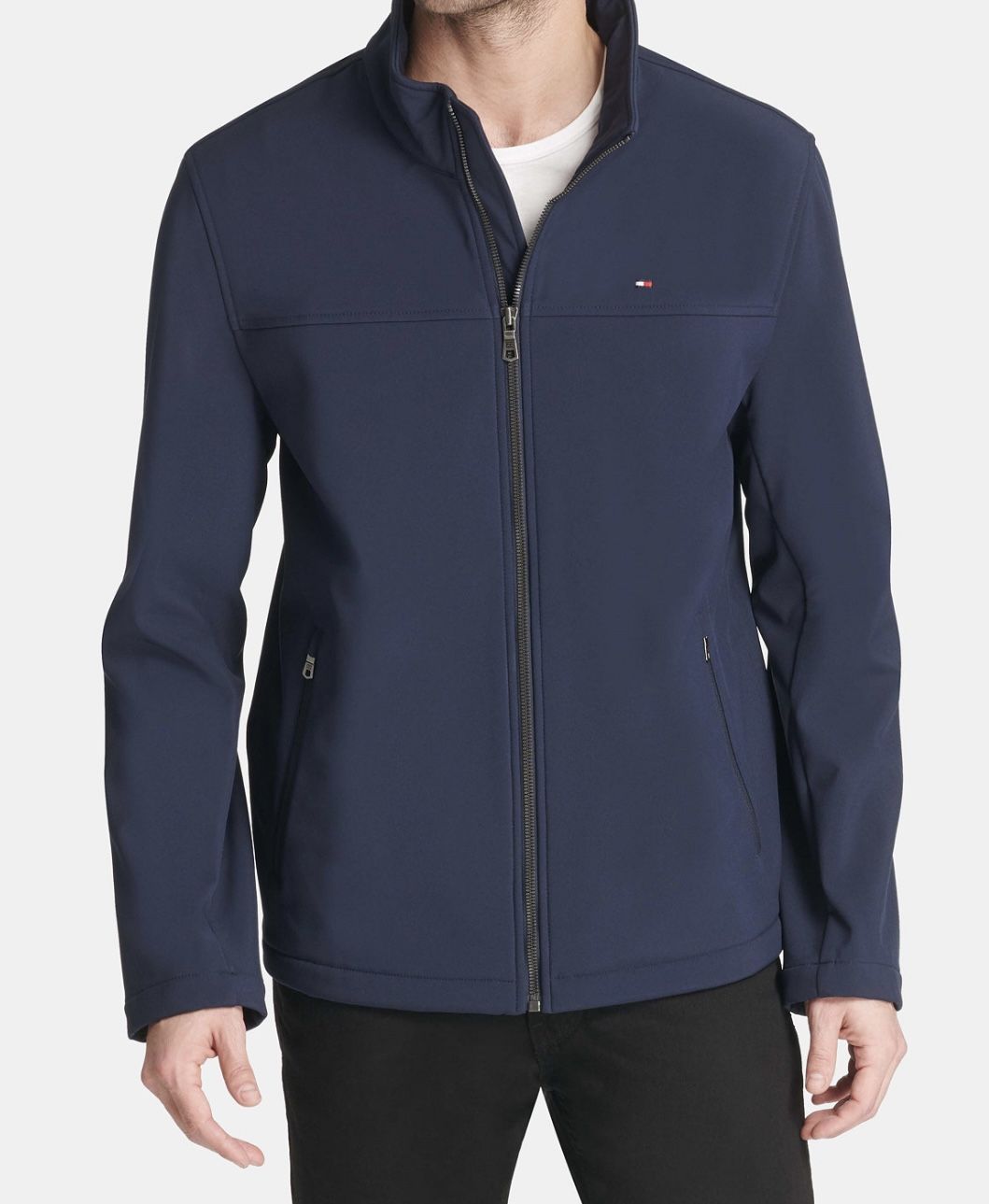 Tommy Hilfiger Men’s Softshell Jacket (Color: Midnight) Brand New