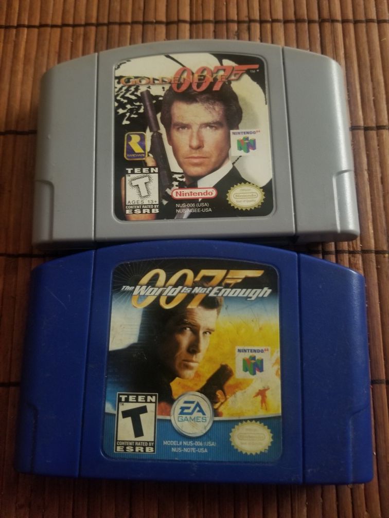 007 GoldenEye The World Is Not Enough N64 Nintendo 64