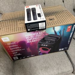 (new) Jbl PartyBox 120 + (2) Jbl Mic Never Used
