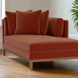 Lovely Havenly Jasper Rust Corner Chaise Lounge Chair FFE258-206