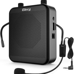Portable 30W Voice Amplifiers 2800mAh Large Capacity Rechargeable Battery Bluetooth PA Sytem for Classroom, Meetings and Outdoors