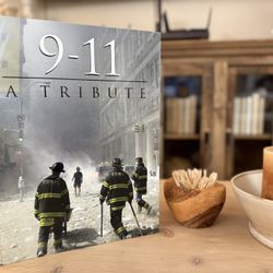 9-11 A Tribute Hardcover Oversized Coffee Table Book Dust Jacket 2002