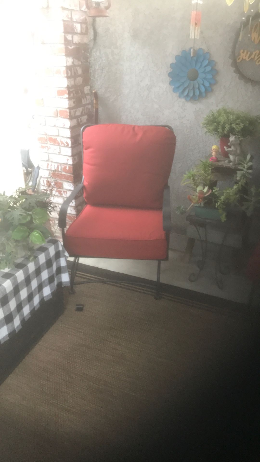 3 Piece Outside Patio Furniture. All Under Cover.