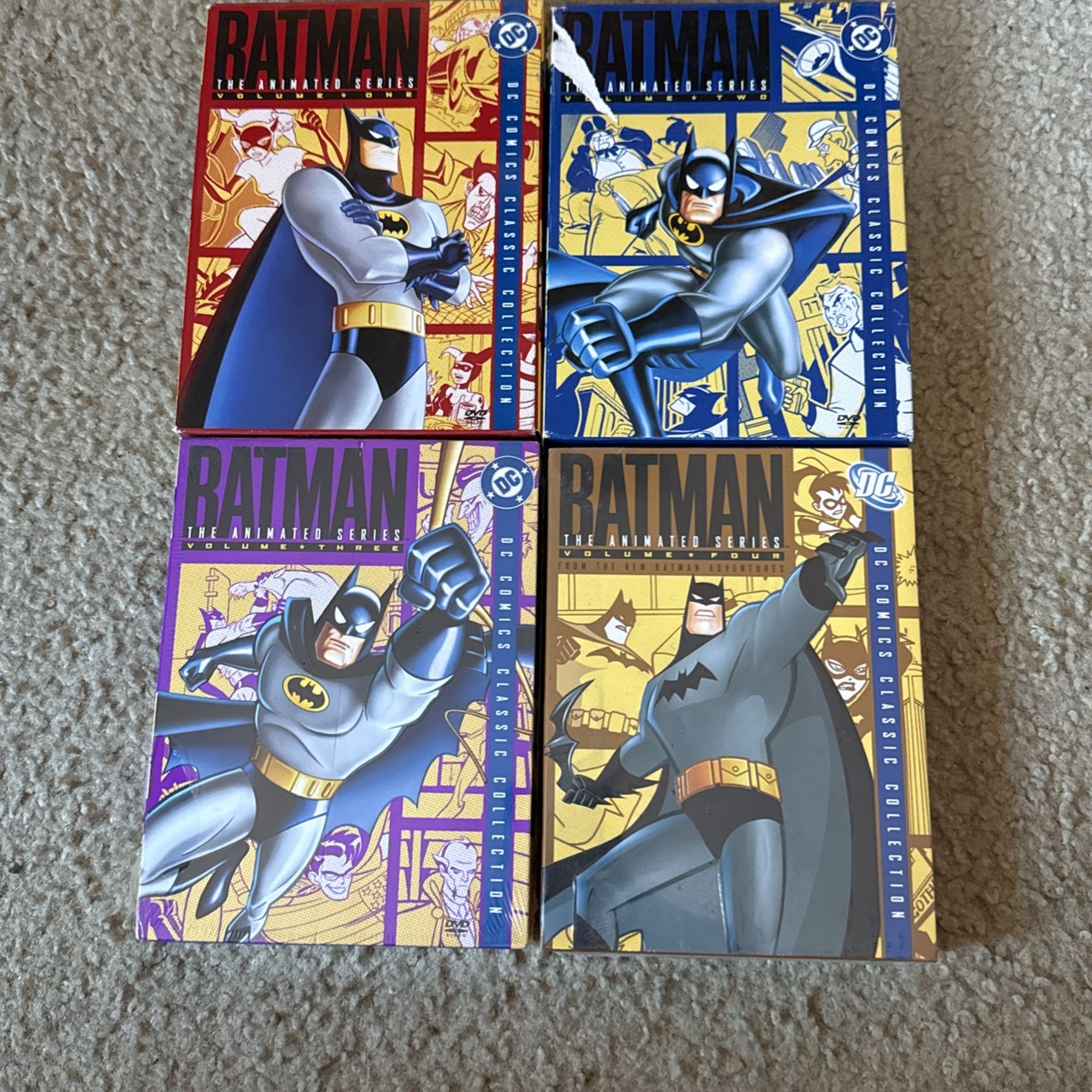 Batman The Animated Series Volume One Two Three Four DVD