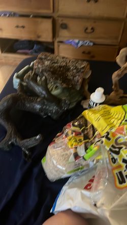 Reptile Tank Decor and Substrate Bundle