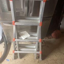 Little Giant MegaLite 17 Ladder with Tip & Glide Wheels