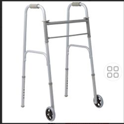 Medline
Item Title: Medline Lightweight Folding Walkers for Seniors, Adults with 5” Wheels, Steel Frame Suppor...