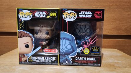 Autograph Star War Funko Pops 