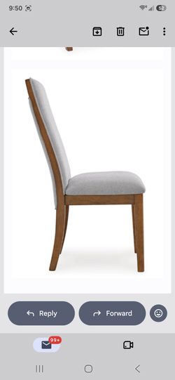 4 Ashley furniture dining room chairs