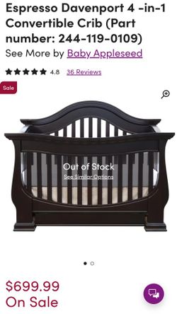 Baby appleseed top davenport espresso