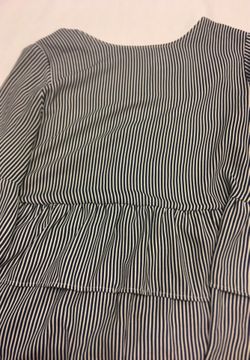 Women size 8-10 blouse with stripes