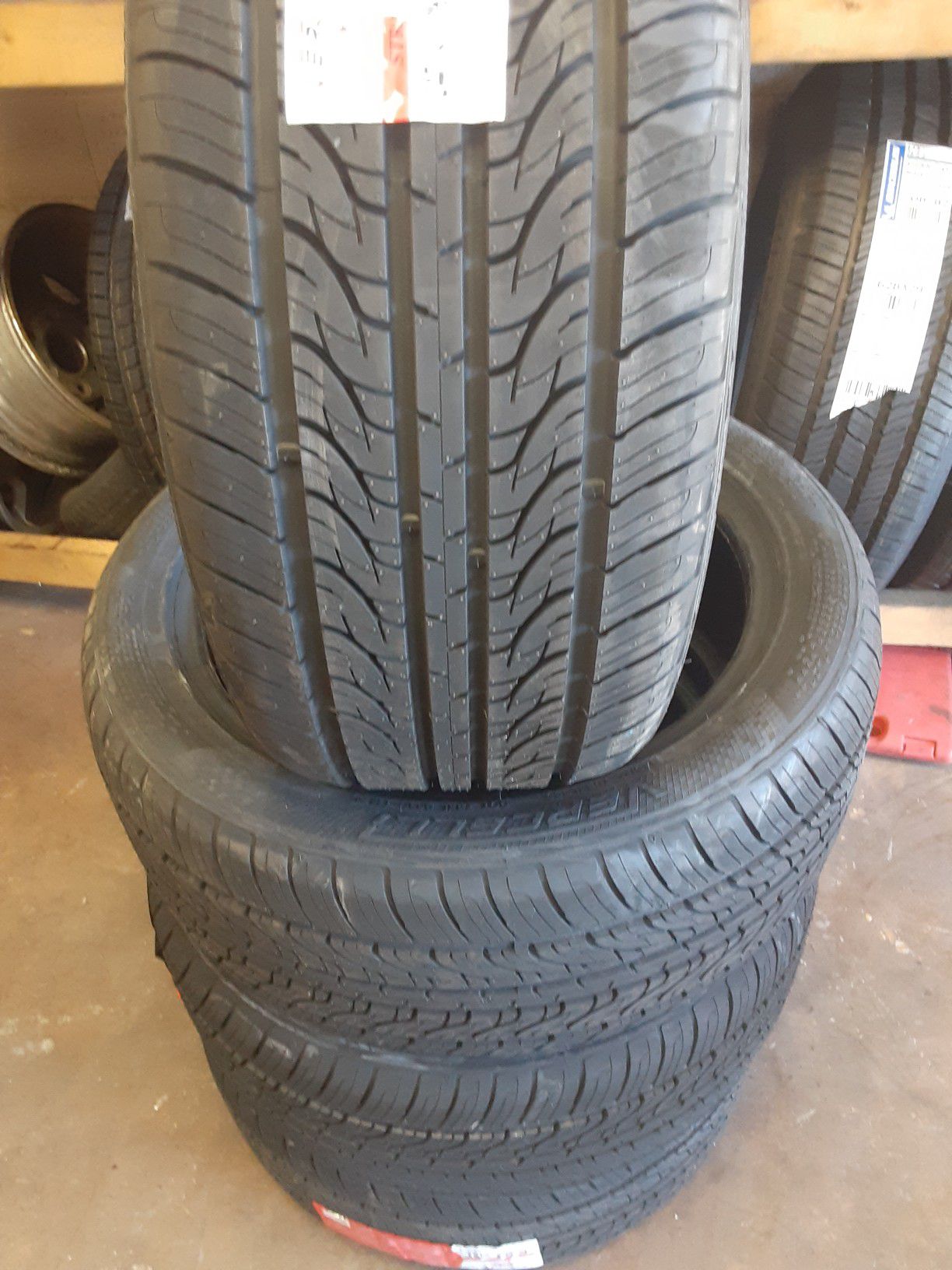 Set of 4 new tires 245/45r18