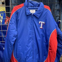 GIII MLB Texas Rangers Genuine Merchandise Jacket New Size XL