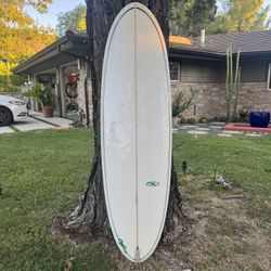 6’4 Custom Kennedy Surfboard 