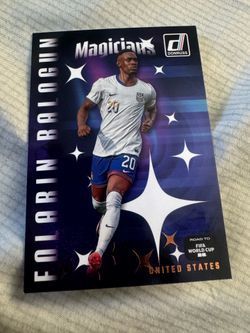FOLARIN BALOGUN USA SOCCER TRADING CARD