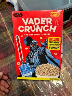 Funko Star Wars Vader Crunch Cereal with T-Shirt