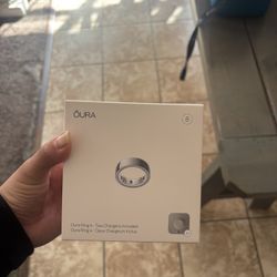 oura ring 4 in silver size 8